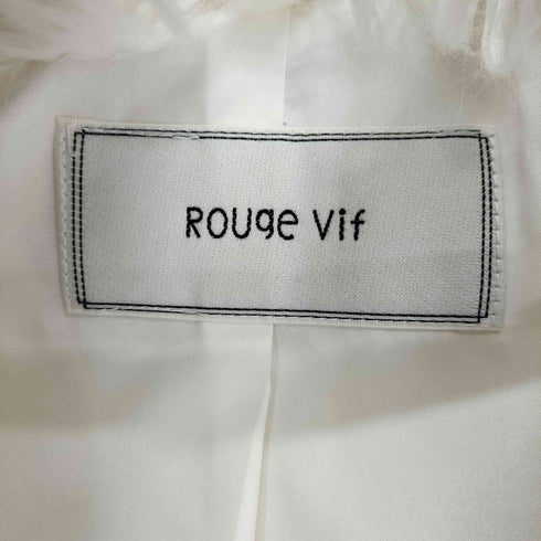 ルージュヴィフ Rouge vif アクリルファーベスト レディース