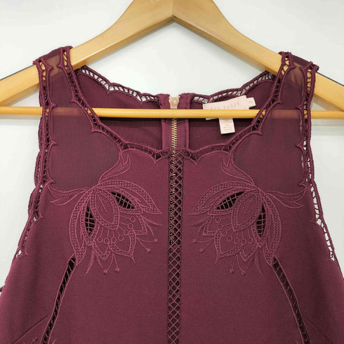 テッドベーカー TED BAKER レース ノースリーブ チュニック ワンピース ドレス レディース 3