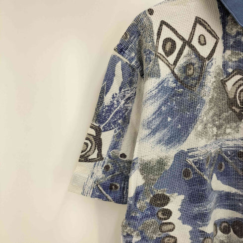 総柄ポロシャツ メンズ import:M