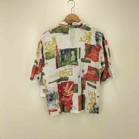 総柄ボタンシャツ メンズ US:40