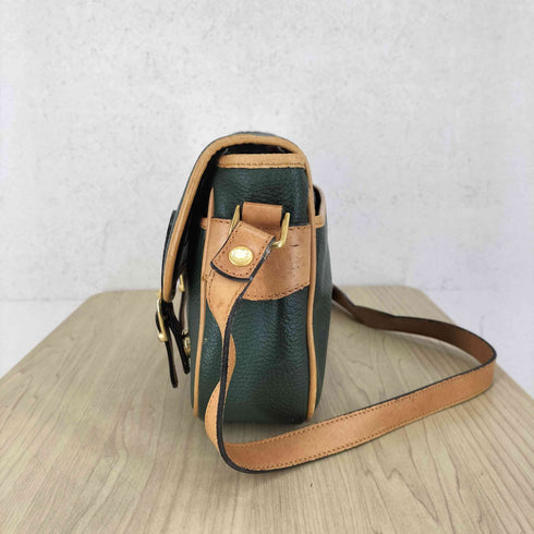 Borsalini シボ革 レザーショルダーバッグ レディース