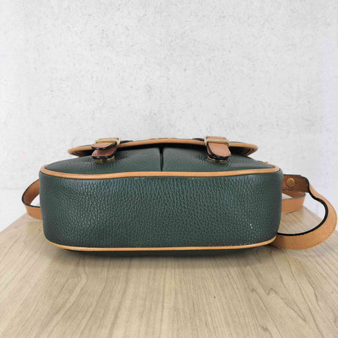 Borsalini シボ革 レザーショルダーバッグ レディース