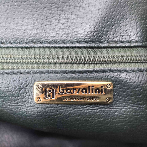 Borsalini シボ革 レザーショルダーバッグ レディース