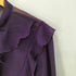 ザラ ZARA フリル シアー ブラウス レディース import:XS