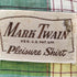 MARK TWAIN 40S~50S フラップポケット タータンチェック オープンカラーシャツ メンズ 15-33