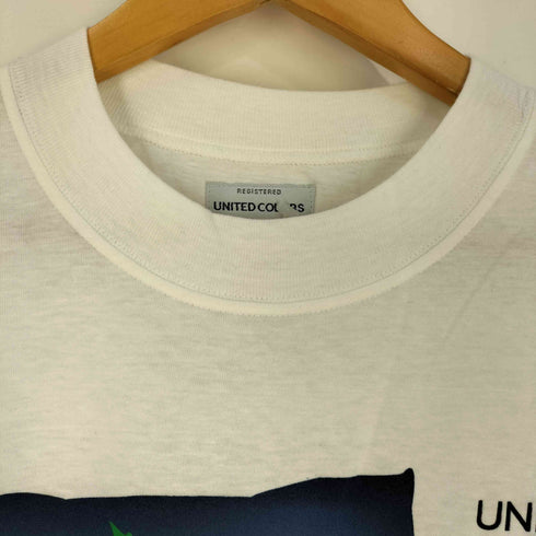 ユナイテッドカラーズオブベネトン UNITED COLORS OF BENETTON 90S USA製 シングルステッチ HAWAII プリント Tシャツ メンズ import:M
