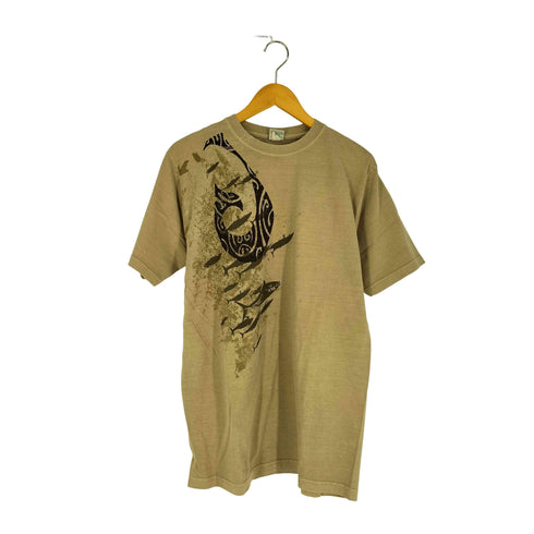 クレイジーシャツ CRAZY SHIRTS サルヴァドール製 フロントプリント Tシャツ メンズ import:M