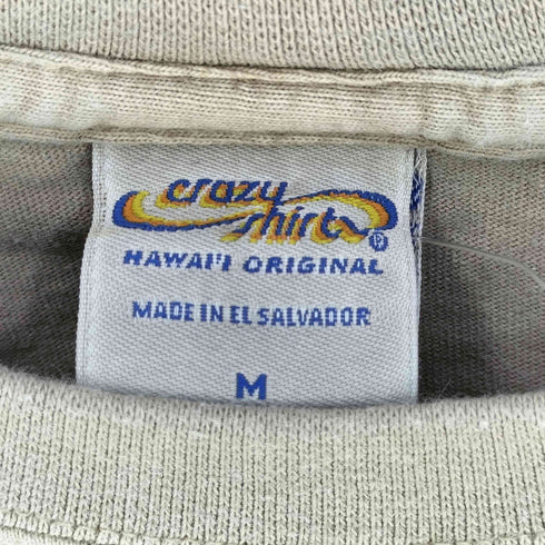 クレイジーシャツ CRAZY SHIRTS サルヴァドール製 フロントプリント Tシャツ メンズ import:M