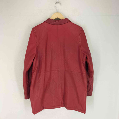 Cizenne lamb leather ラムレザーキルティングコート レディース M