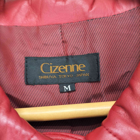 Cizenne lamb leather ラムレザーキルティングコート レディース M