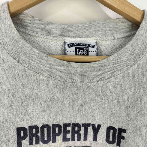 リー Lee メキシコ製 CROSS GRAIN リバースウィーブ カレッジロゴ スウェット メンズ import:XL