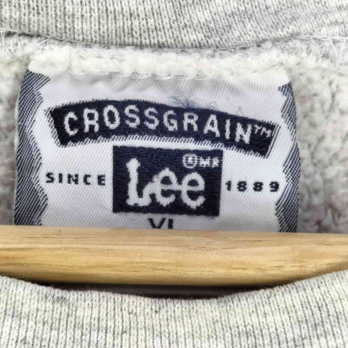 リー Lee メキシコ製 CROSS GRAIN リバースウィーブ カレッジロゴ スウェット メンズ import:XL
