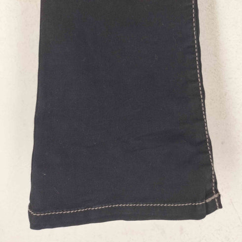 バーバリーブルーレーベル BURBERRY BLUE LABEL ホース刺繍ギミックセミフレアパンツ レディース 36