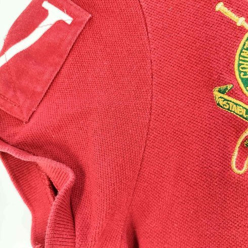 ラルフローレン RALPH LAUREN ビッグポニー刺繍 鹿の子ポロシャツ メンズ import:S