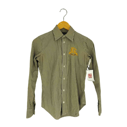 ポロラルフローレン POLO RALPH LAUREN CUSTOM FIT ストライプ レギュラーカラーシャツ レディース 0