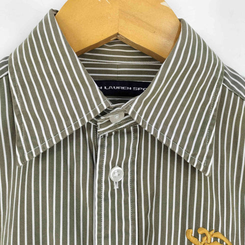 ポロラルフローレン POLO RALPH LAUREN CUSTOM FIT ストライプ レギュラーカラーシャツ レディース 0