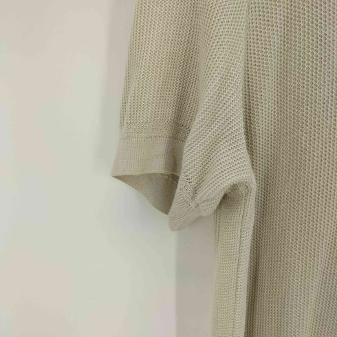 ヒューゴボス HUGO BOSS REGULAR-FIT KNIT POLO WITH STRUCTURE 畔編み ニット ポロ メンズ import:L