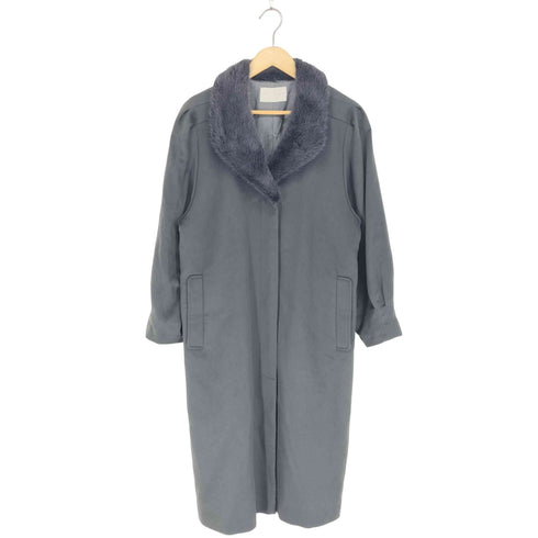 A.R.T. Tukada pure cashmere カシミヤ100 襟ファー比翼ロングコート レディース