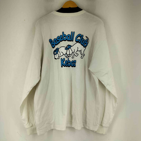 ケボズ KEboz Baseball Clubプリント L/S Tシャツ メンズ JPN:L