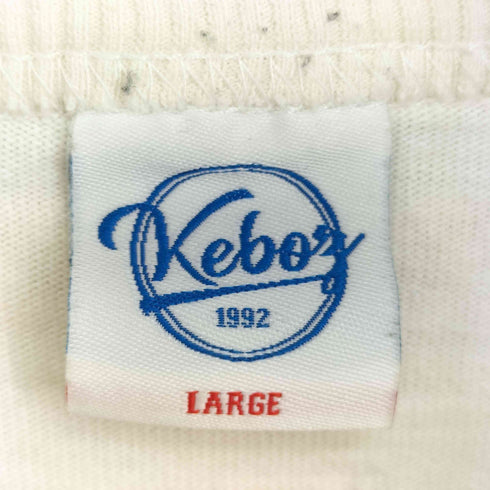ケボズ KEboz Baseball Clubプリント L/S Tシャツ メンズ JPN:L