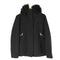ザラ ZARA ファー付きフード ジップポケット ジャケット レディース import:M