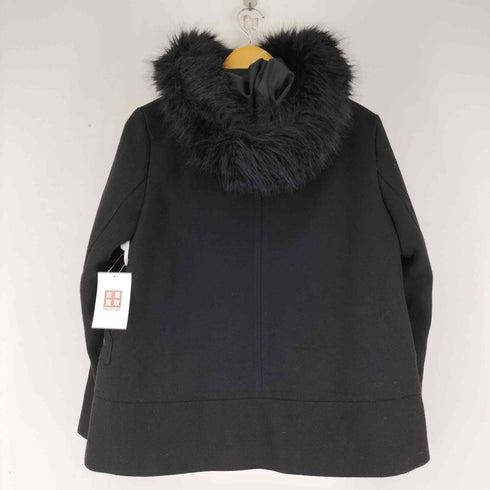 ザラ ZARA ファー付きフード ジップポケット ジャケット レディース import:M