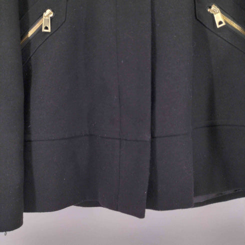 ザラ ZARA ファー付きフード ジップポケット ジャケット レディース import:M