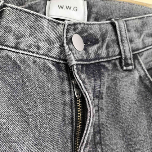フーズフーギャラリー W.W.G パッチワーク切替デニムパンツ Y2K レディース F