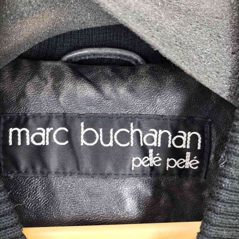ペレペレ pelle pelle marc buchanan ワッペン レザーレーシングジャケット メンズ