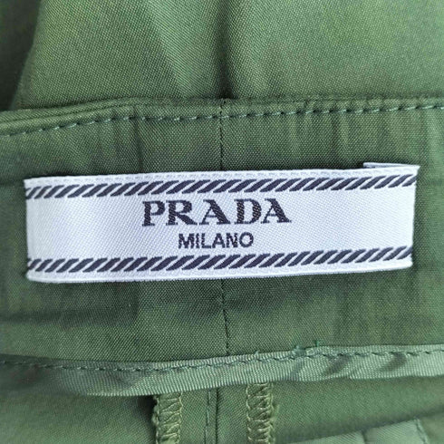 プラダ PRADA テーパード スラックスパンツ レディース 42
