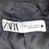 ザラ ZARA クロップド ストライプ テーラードジャケット レディース import:L
