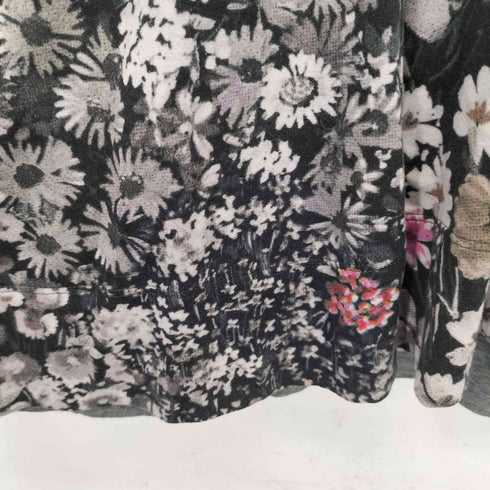 ポールスミスプラス Paul+ Paul Smith レーヨン コットン 花柄 フラワープリント 切替 半袖 ワンピース レディース import:M