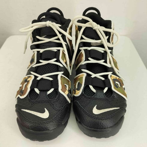 ナイキ NIKE AIR MORE UPTEMPO GS BLACK CAMO レディース JPN:23.5