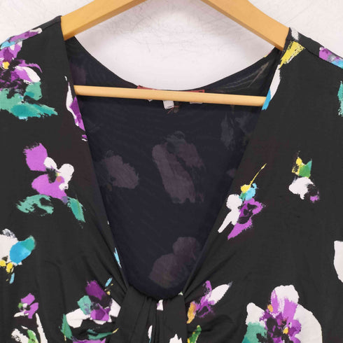 マックスマーラステュディオ MAX MARA STUDIO 花柄 フラワープリント 半袖 ワンピース レディース
