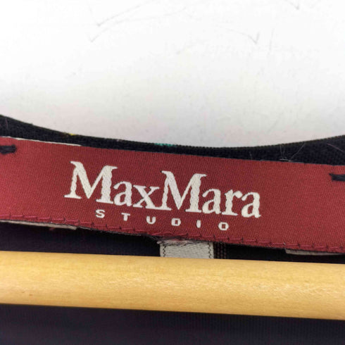 マックスマーラステュディオ MAX MARA STUDIO 花柄 フラワープリント 半袖 ワンピース レディース