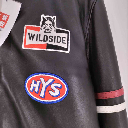 ヒステリックグラマー HYSTERIC GLAMOUR 24AW WILD SIDE RACING LEATHER JACKET メンズ JPN:5