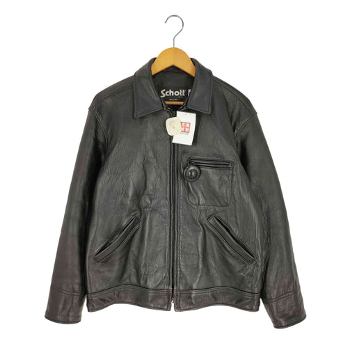 ショット Schott WILD SIDE LEATHER TRACKER JACKET メンズ US:36