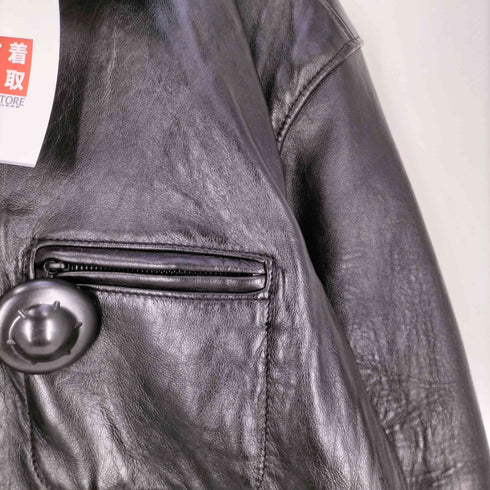 ショット Schott WILD SIDE LEATHER TRACKER JACKET メンズ US:36
