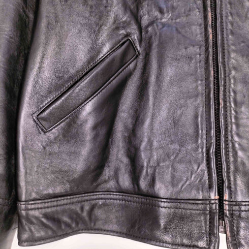 ショット Schott WILD SIDE LEATHER TRACKER JACKET メンズ US:36