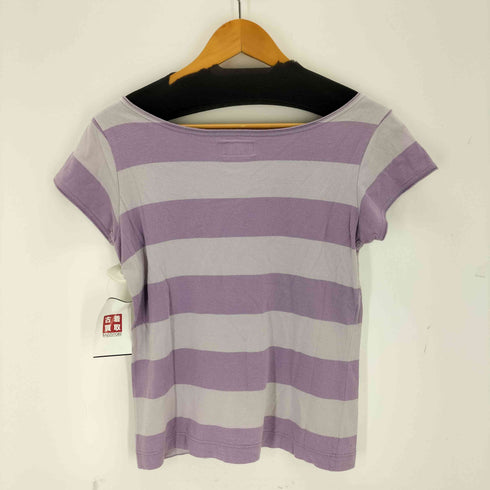 アニエスベー agnes b. PARIS ボートネックS/Sボーダーカットソー レディース