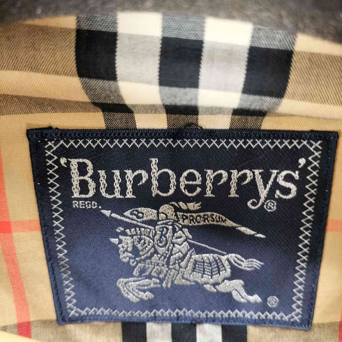 バーバリーズ BURBERRYS 裏ノバチェック ナイロン混比翼ステンカラーコート メンズ