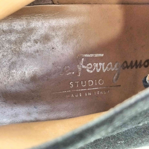 サルヴァトーレフェラガモ Salvatore Ferragamo STUDIO イタリア製 スエード チャッカブーツ メンズ UK:8