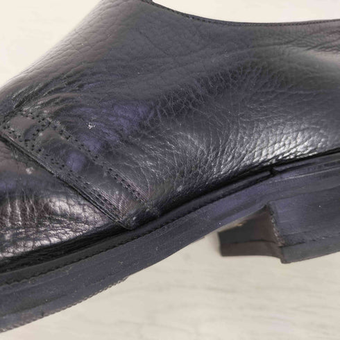 GRAVATI シボ革 ダブルモンク レザーシューズ メンズ 7