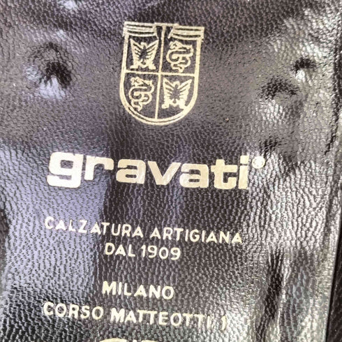 GRAVATI ビット 切替 ヒールローファー メンズ