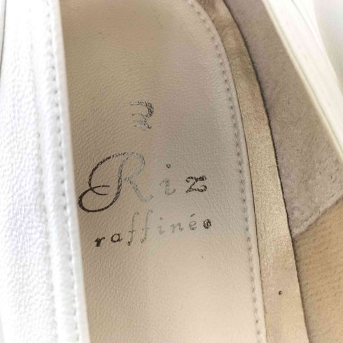RIZ RAFFINEE フラワーモチーフビジューパンプス レディース 24EEE