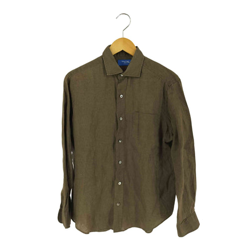 メーカーズシャツカマクラ Makers Shirt 鎌倉 リネンシャツ メンズ M