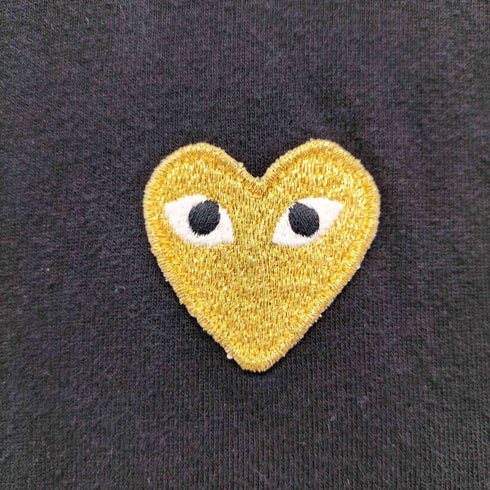 プレイコムデギャルソン PLAY COMME des GARCONS AD2017/6 T-Shirt With Gold Emblem Tシャツ メンズ JPN:L