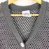スカラー ScoLar ネコとにくきゅうボタン ニットメッシュ編みカーディガン レディース JPN:M