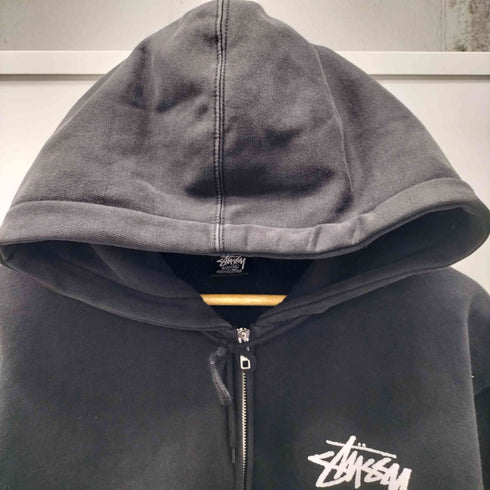 ステューシー Stussy BASIC STUSSY ZIP HOODIE ベーシック ジップ フーディー パーカー メンズ import:XL