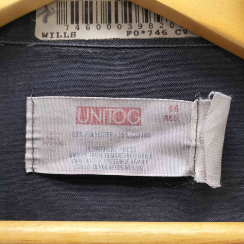 ユニトグ Unitog USA製 YKKジップ ポリ コットン オールインワン ツナギ メンズ 46